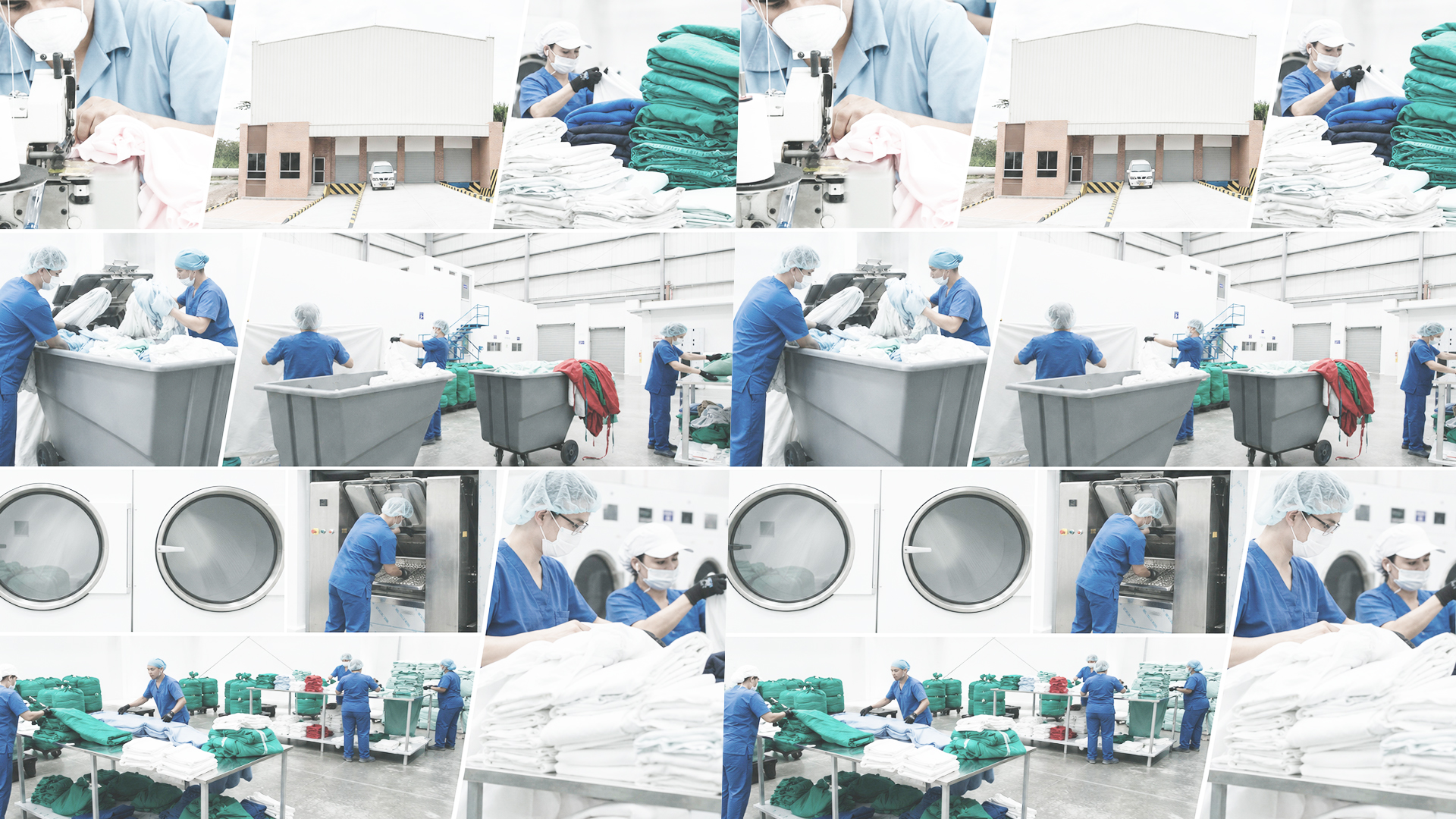 Operación de lavandería hospitalaria de HospiClean